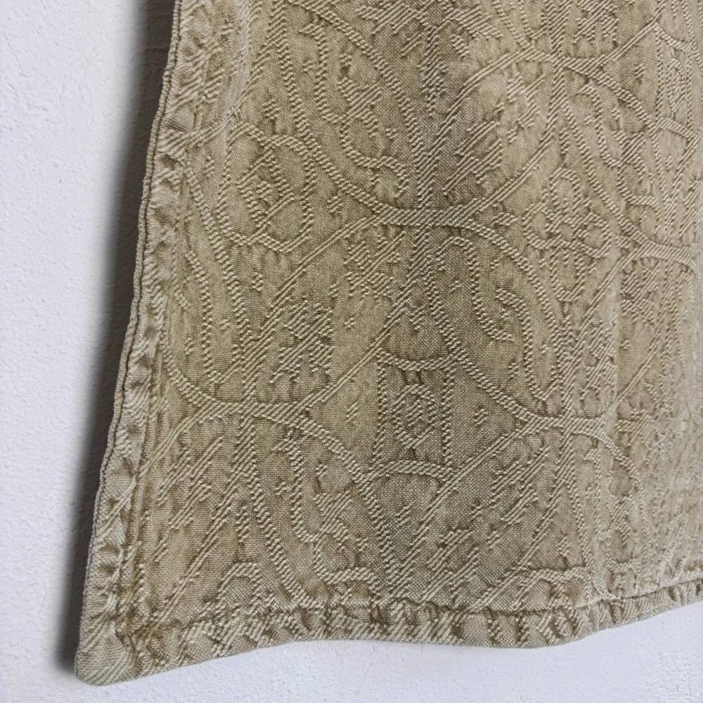 Pottery Barn 20X20 Sand Khaki‎ Geometrical Flower Bohemian Classic Pillow Case